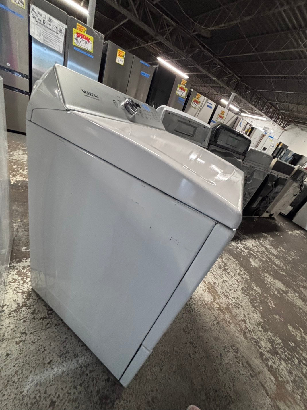 >maytag side x side extra large capacity electric 220v dryer   27” used -Refurbished #MG78D8B
