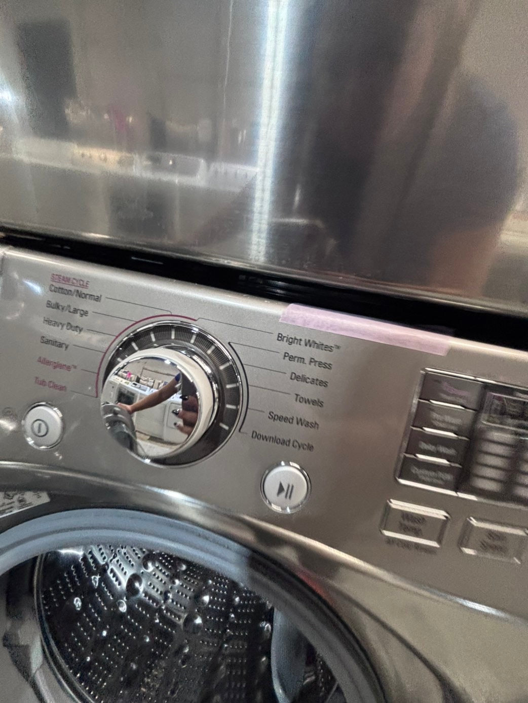 >* July 4th special 🇺🇸LG washer & dryer mix & match steam  set electric 220v front load stackable or side by side - sensor dry in gray  #WED89SET