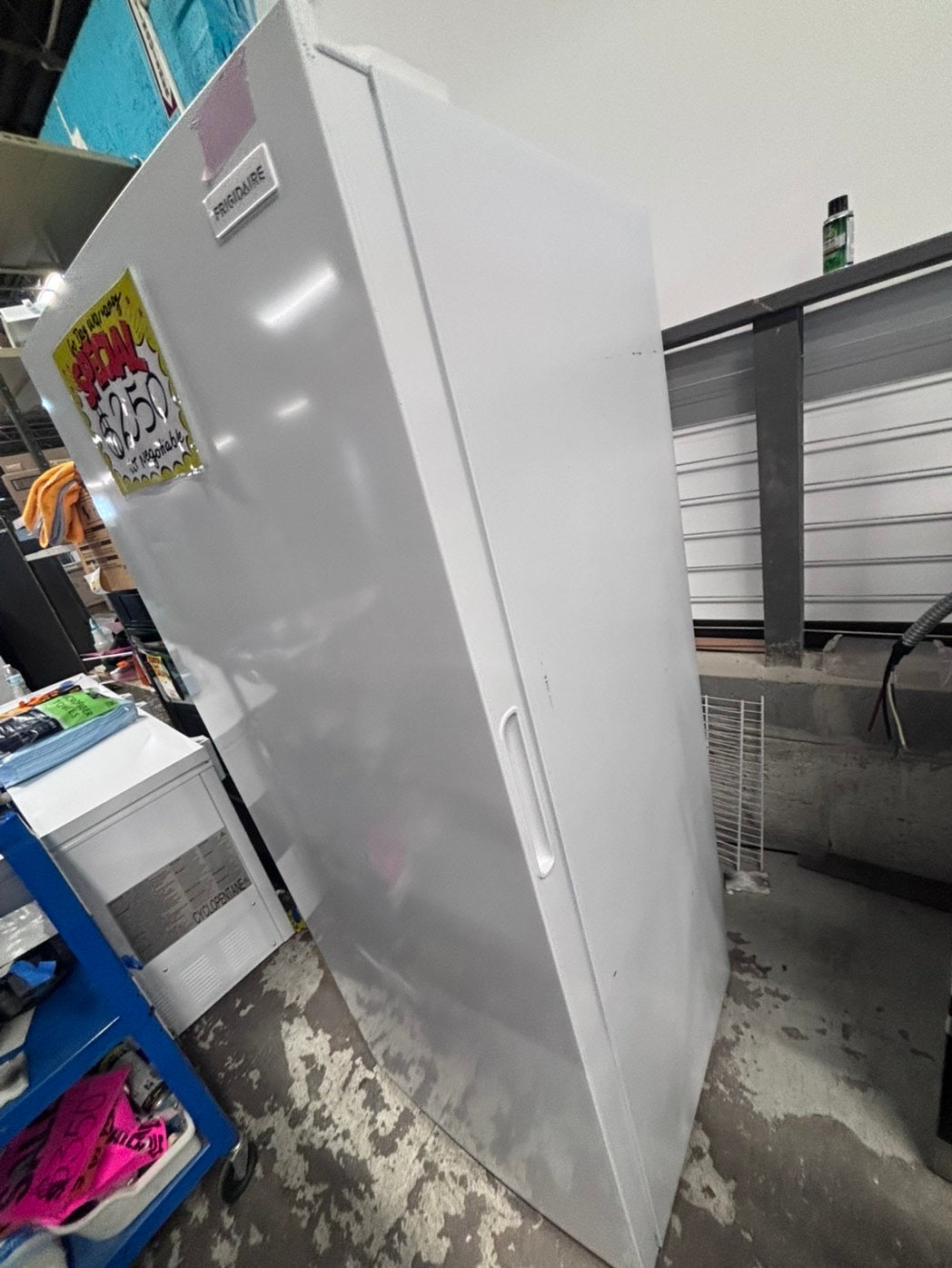 >>special🔥Frigidaire up-right freezer white 16 cu.ft Refurbished-used #FRF9ZB