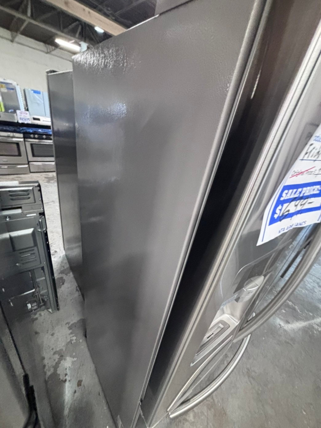 >>special🔥36” x69h x24”depth Samsung French door Refrigerator counter depth stainless steel w/ ice water dispenser great condition 36" used-refurbished #KSBS24B