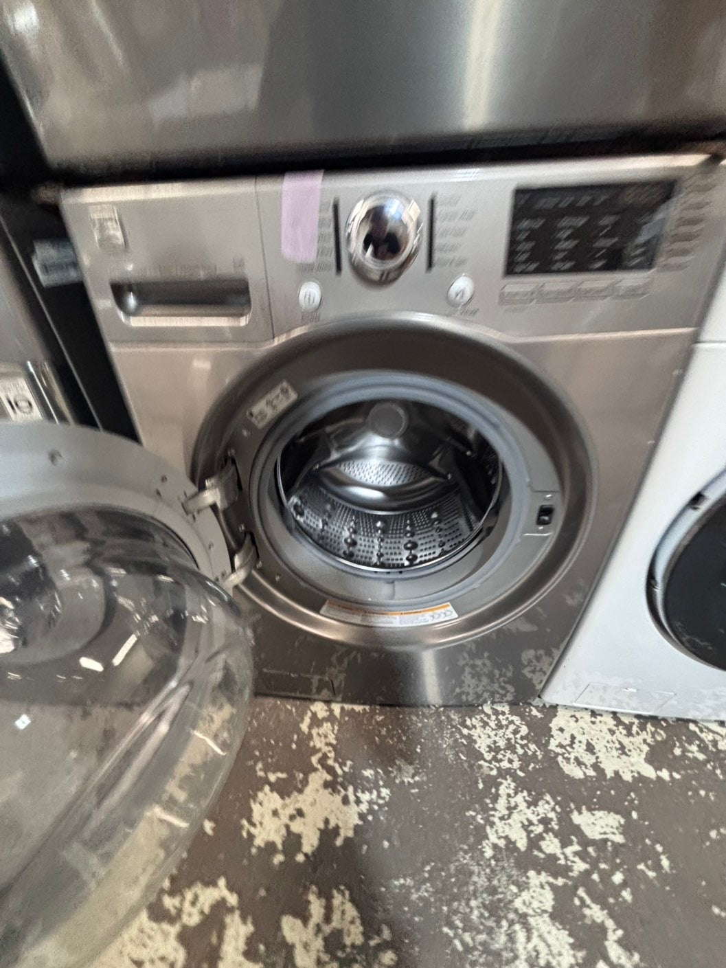 >*early July 4th special 🇺🇸kenmore washer & dryer set electric 220v front load stackable or side by side - sensor dry in gray color #GSS2BSET