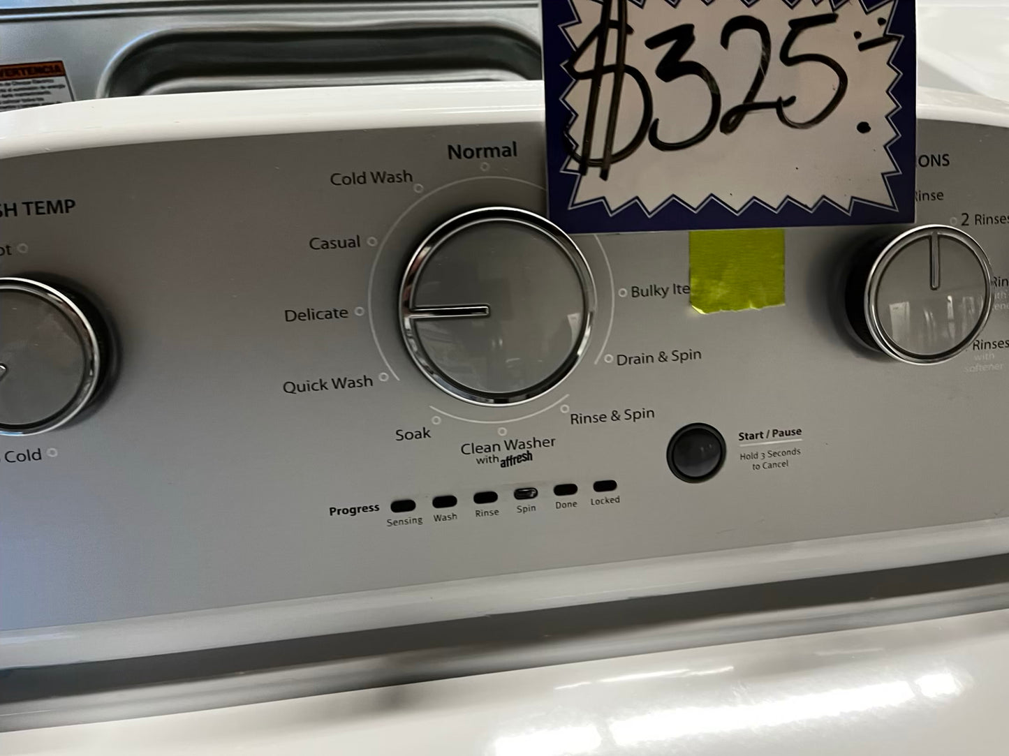 🎁 holiday sale🎄🎁Whirlpool Top load washing machine large capacity w agitator 27" Refurbished #WM36PA1B