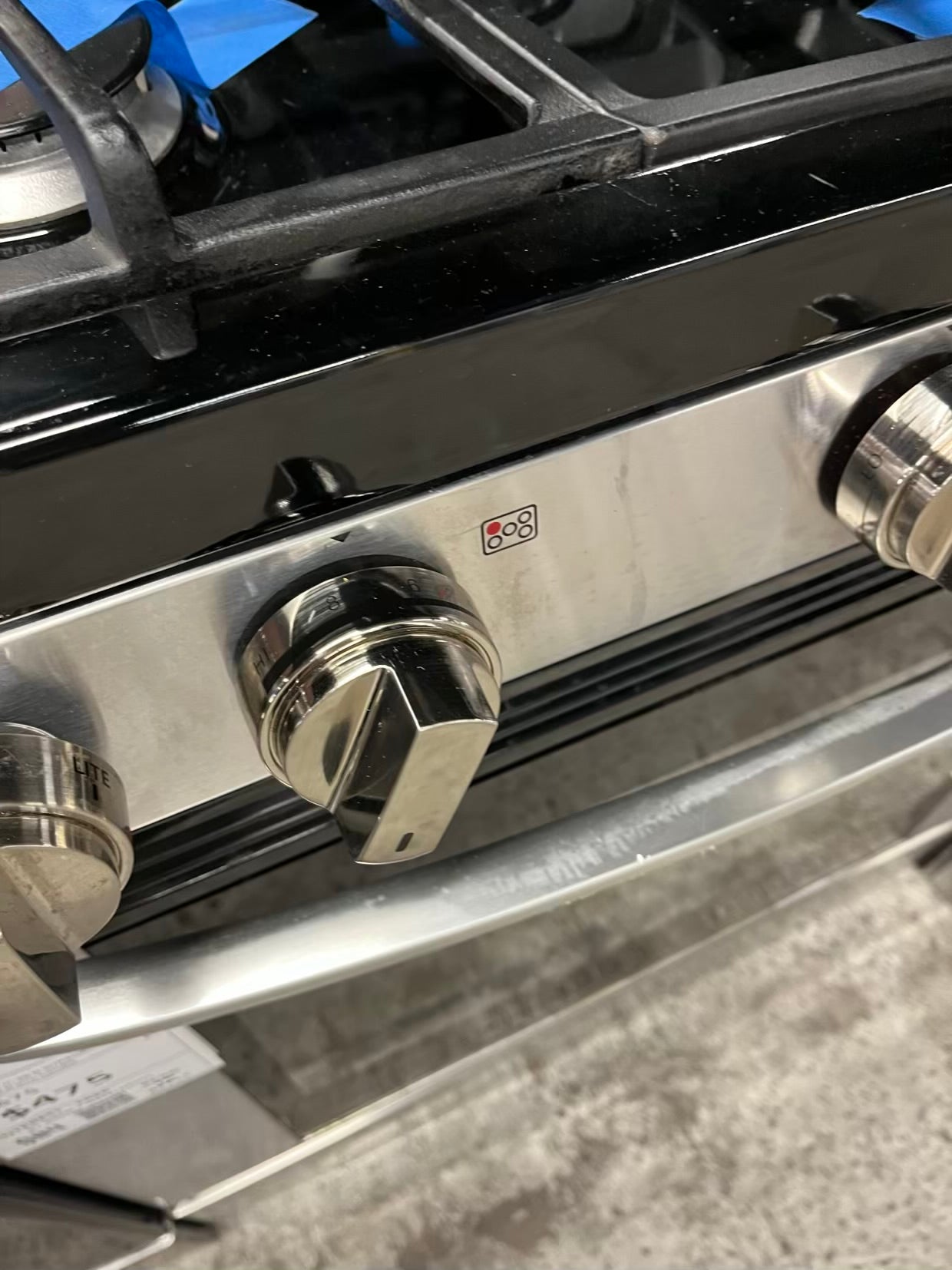 LG gas range 5 burner bake broil self clean stainless steel I 30" Refurbished #ER275RB