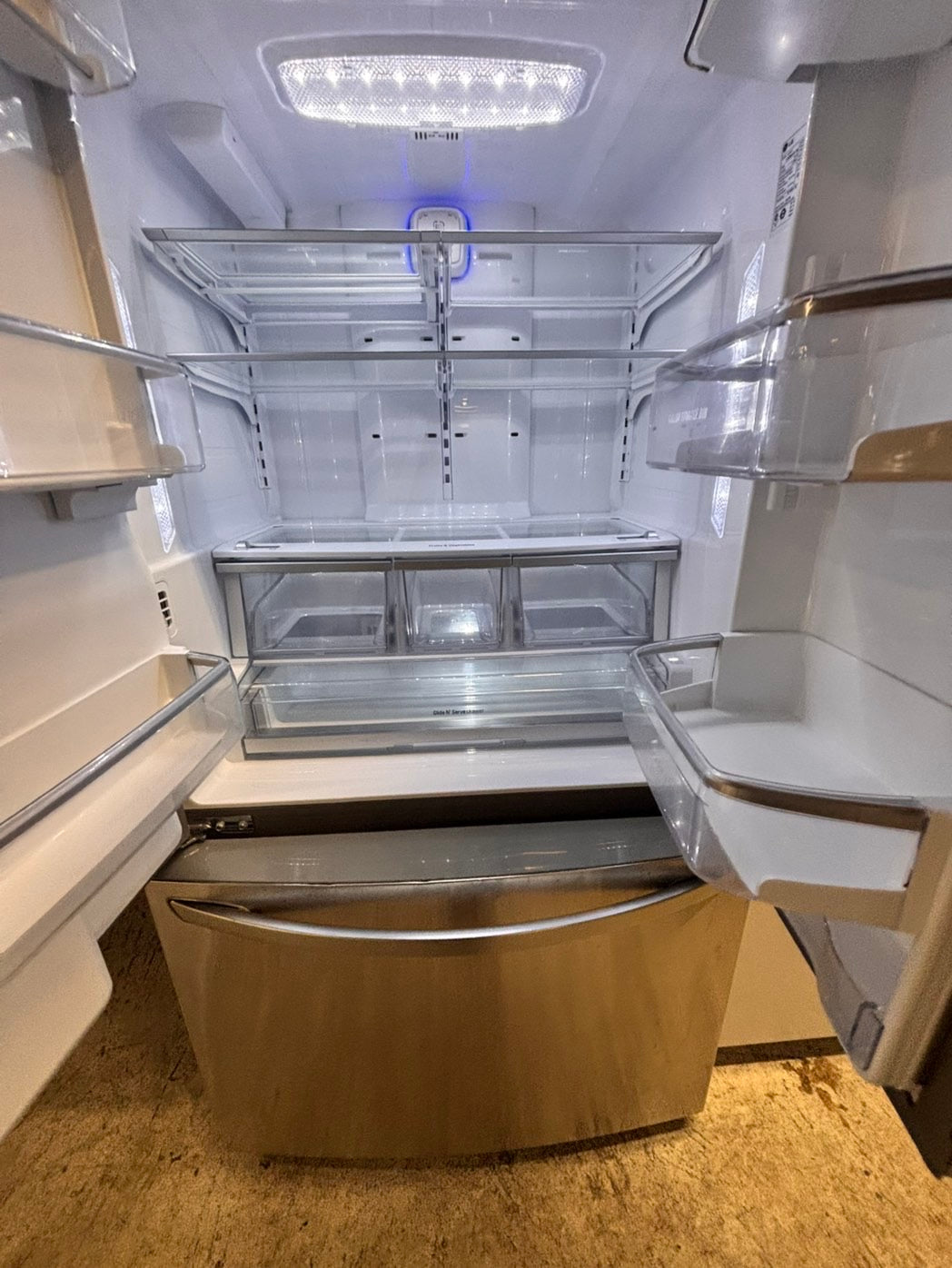 >LG French door Refrigerator counter depth stainless steel w/ ice water dispenser 36" #RTWT24B