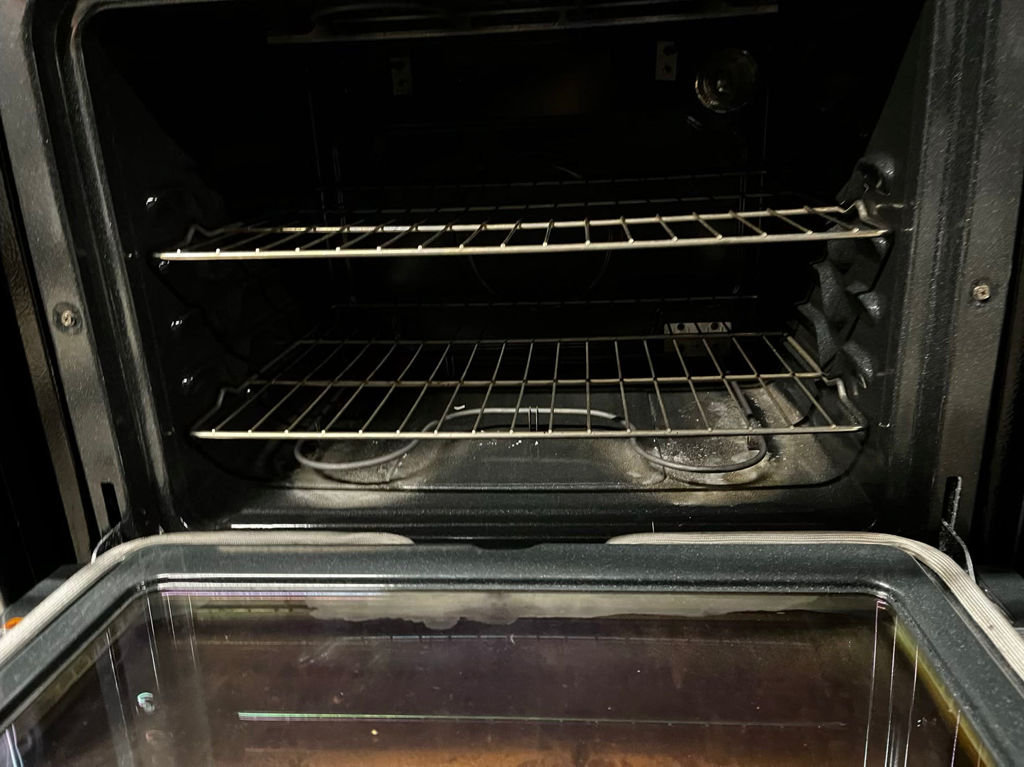 🎉 BLACK FRIDAY ⚡️ Maytag glass top electric range 220v double oven 4 burner  Refurbished  bake Broil toast self clean in black 30" #RE8943KB