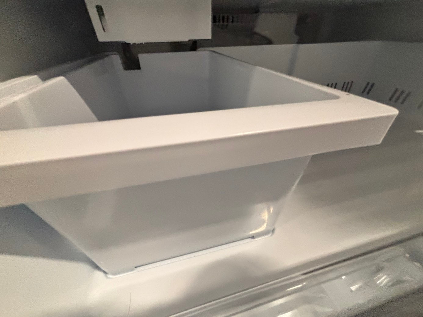 > LG new open box 📦 costumer return 27 cu. ft. SMART Counter Depth MAX French Door Refrigerator with Ice and Water, ADA Comp in PrintProof Stainless Steel #RLG27AB