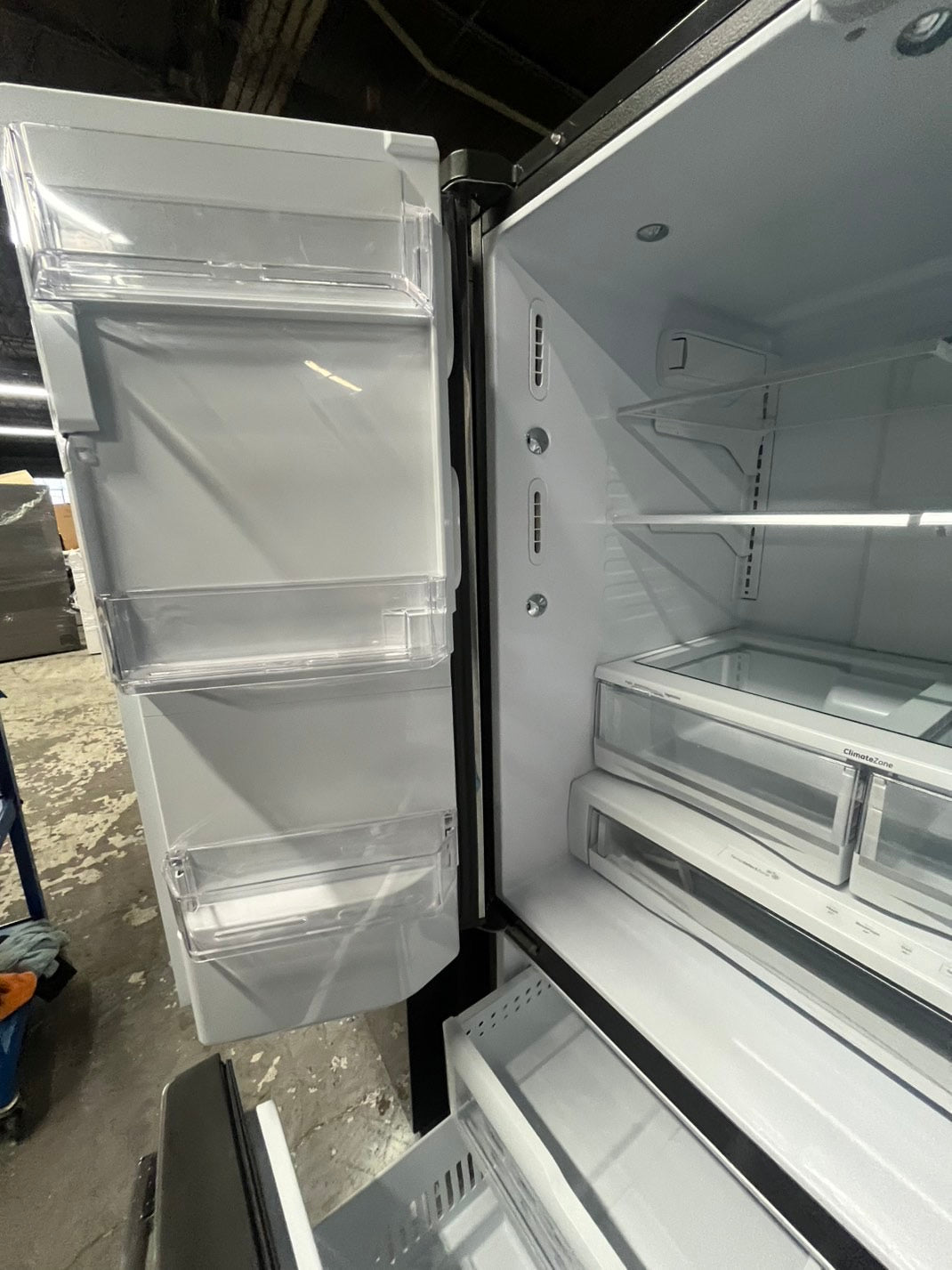*Used | Refurbished GE profile 36” 28cu.ft. French door refrigerator stainless steel w/ice water dispenser 36" stock number #RFGE22B