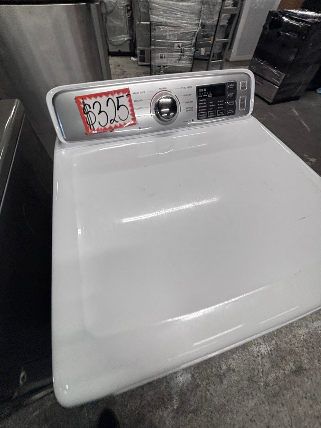 >*Samsung side x side extra large capacity electric 220v dryer   27” used -Refurbished #SSAG65B