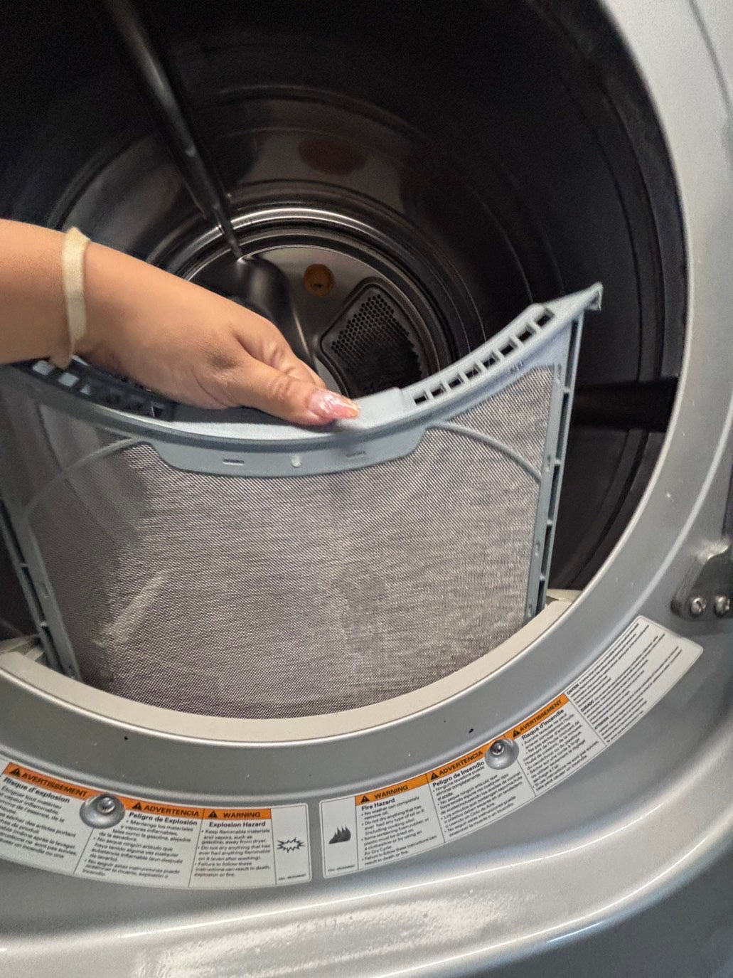 >*LG GAS  washer large capacity& dryer steam set front load stackable or side by side gray 27” in used-Refurbished #SFLG9B6ET