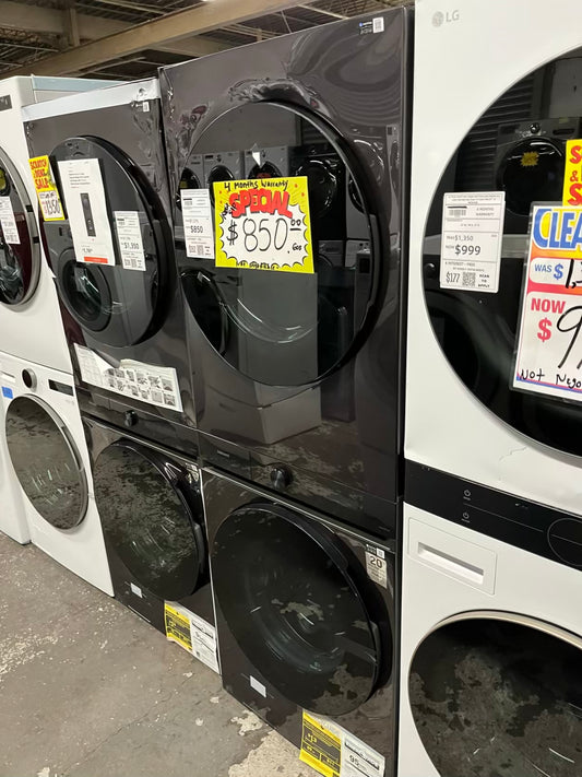 Open Box 📦 | Scratch & Dent Samsung bespoke WashTower GAS Single Unit Al Front Load Washer 4.6 cu ft & Dryer 7.6 cu ft 27" in #WD631FB