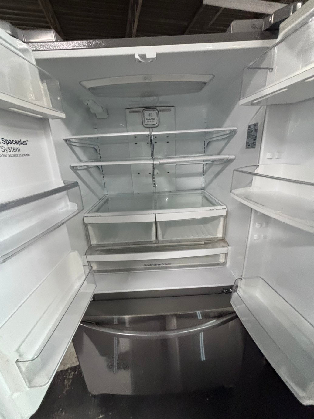>special 🔥Used good  condition used-Refurbished LG 36”x69h x 291/2 depth  refrigerator stainless steel w/ice & water dispenser 36 “ #RFLG44CB