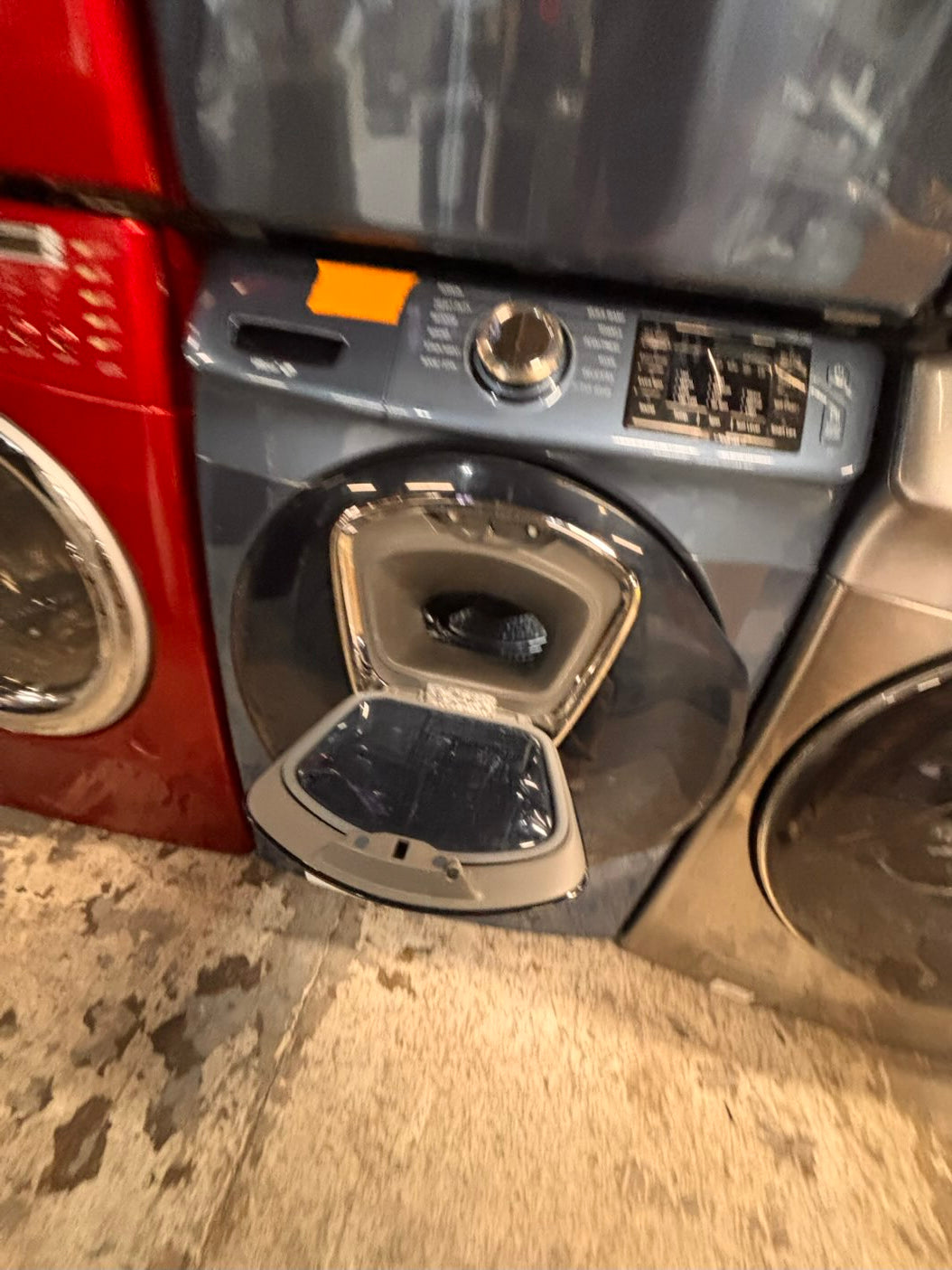 }}SALE🔥🎈samsung washer & dryer set electric 220v front load stackable or side by side working 💯  with warranty - sensor dry in sky blue   #F2SKP7SET