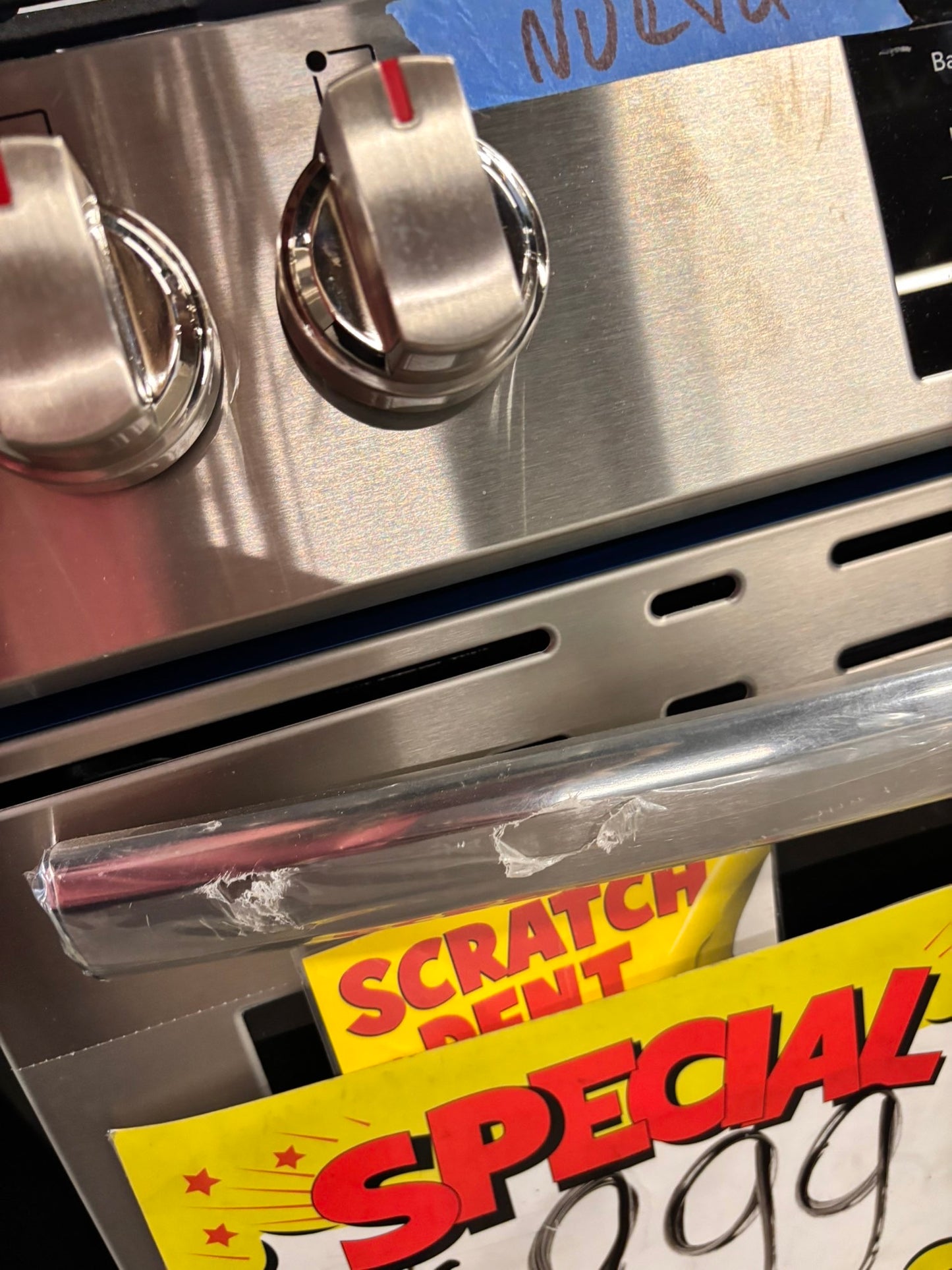 >new scratch & dent open box 📦 Frigidaire gallery stainless steel slide-in Airfry convection oven ,bake broil steam clean ,30” #FGG45ZB