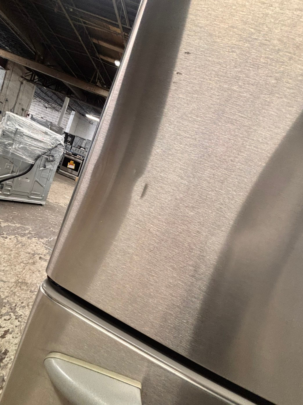 >sale🎈GE 30” bottom freezer fridge stainless steel with iced maker inside used -refurbished 30” #G5ZK21B