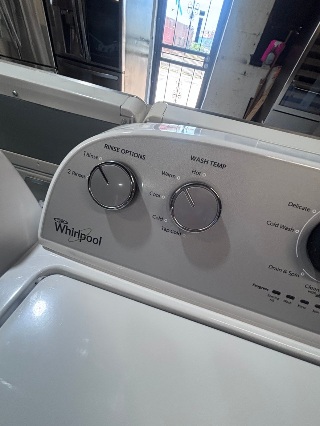 >>whirlpool top load washer large capacity with removable agitator  & electric dryer 220v mix & match set top load side by side #MTLQW5B
