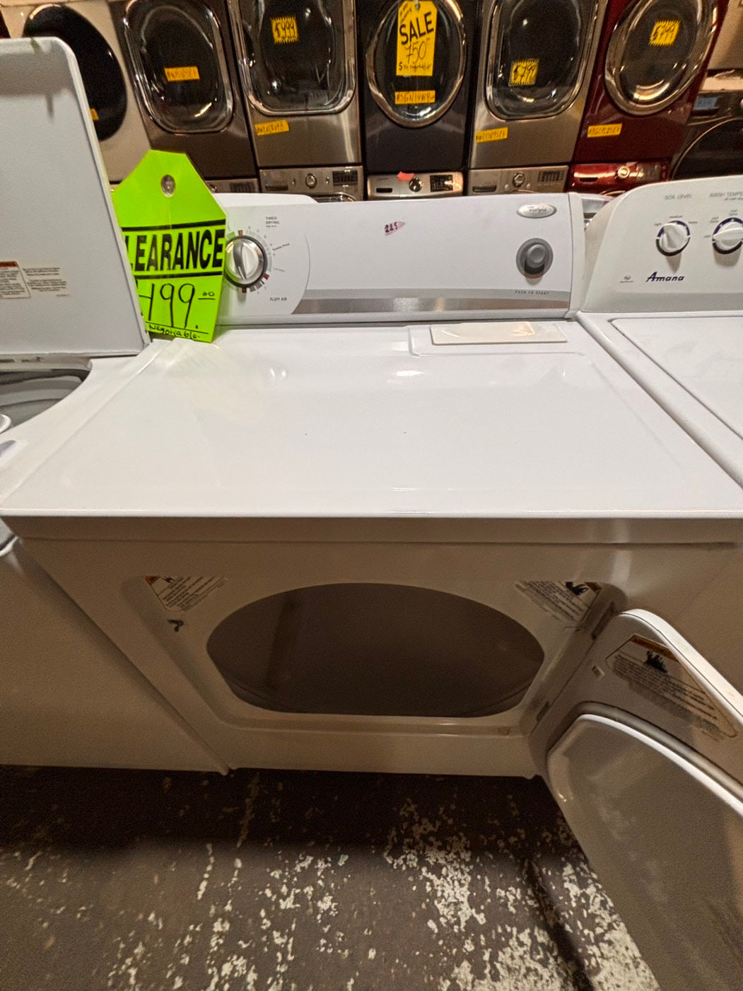 >*whirlpool top load washer  & electric dryer 220v  set top load side by side #TLW8TYB