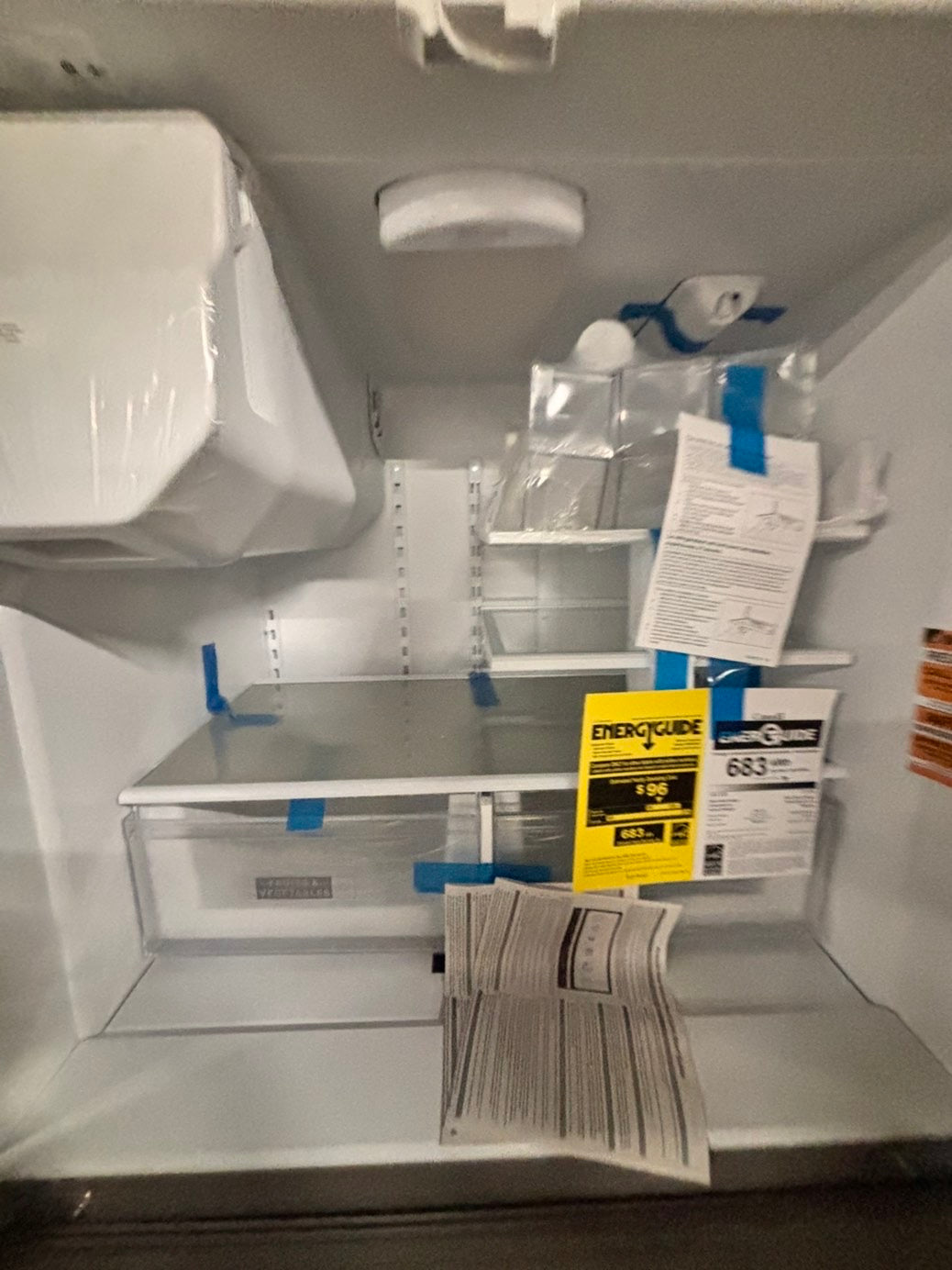 >Whirlpool - 25 Cu. Ft. Wide French Door Bottom Mount Refrigerator with Two-Tier Freezer Storage - Stainless Steel #FDWR331B
