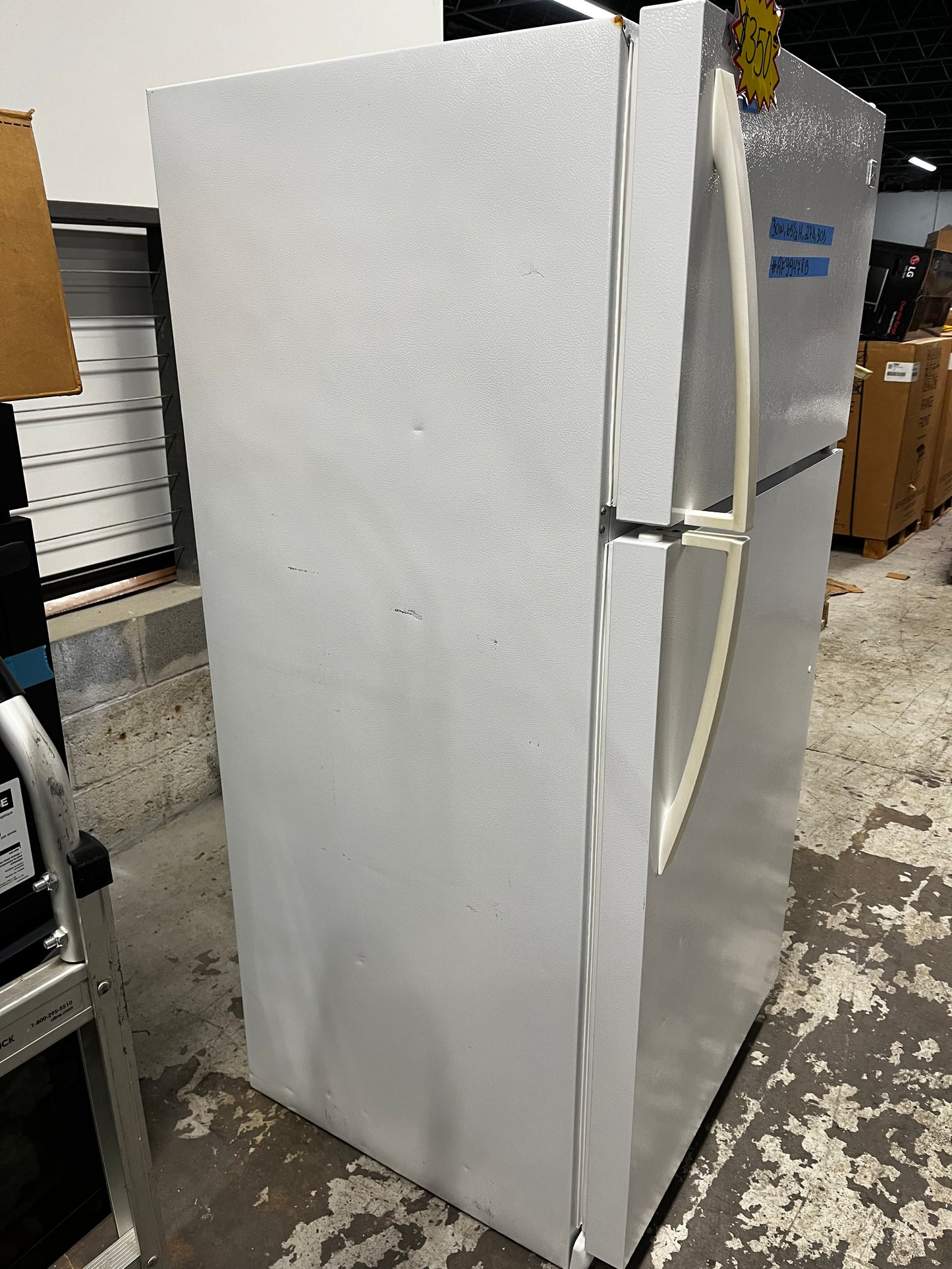 Kenmore top freezer refrigerator in white used refurbished 30” #RF99478B