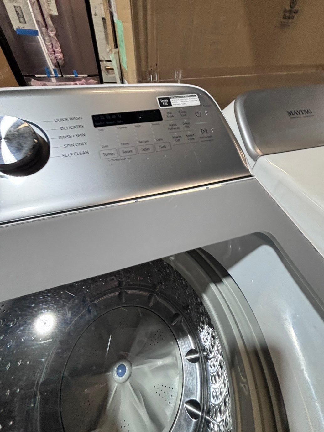 >*samsung extra  Large capacity white color Top load washer Drum stainless steel used,refurbished #SAK4YB