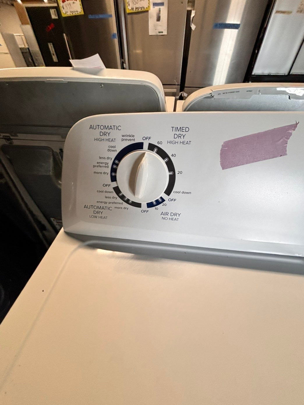 >Amana 29” large capacity electric dryer 220v side by side used-refurbished #AEDZ66B