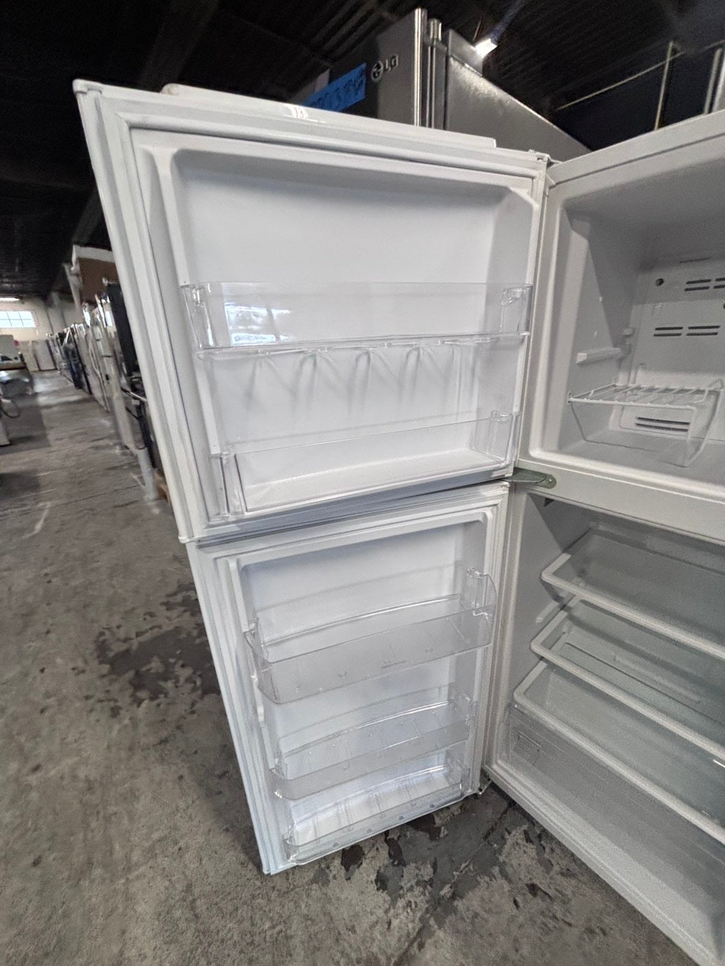>*whirlpool   top freezer refrigerator stainless steel 24" refurbished #RF755BB