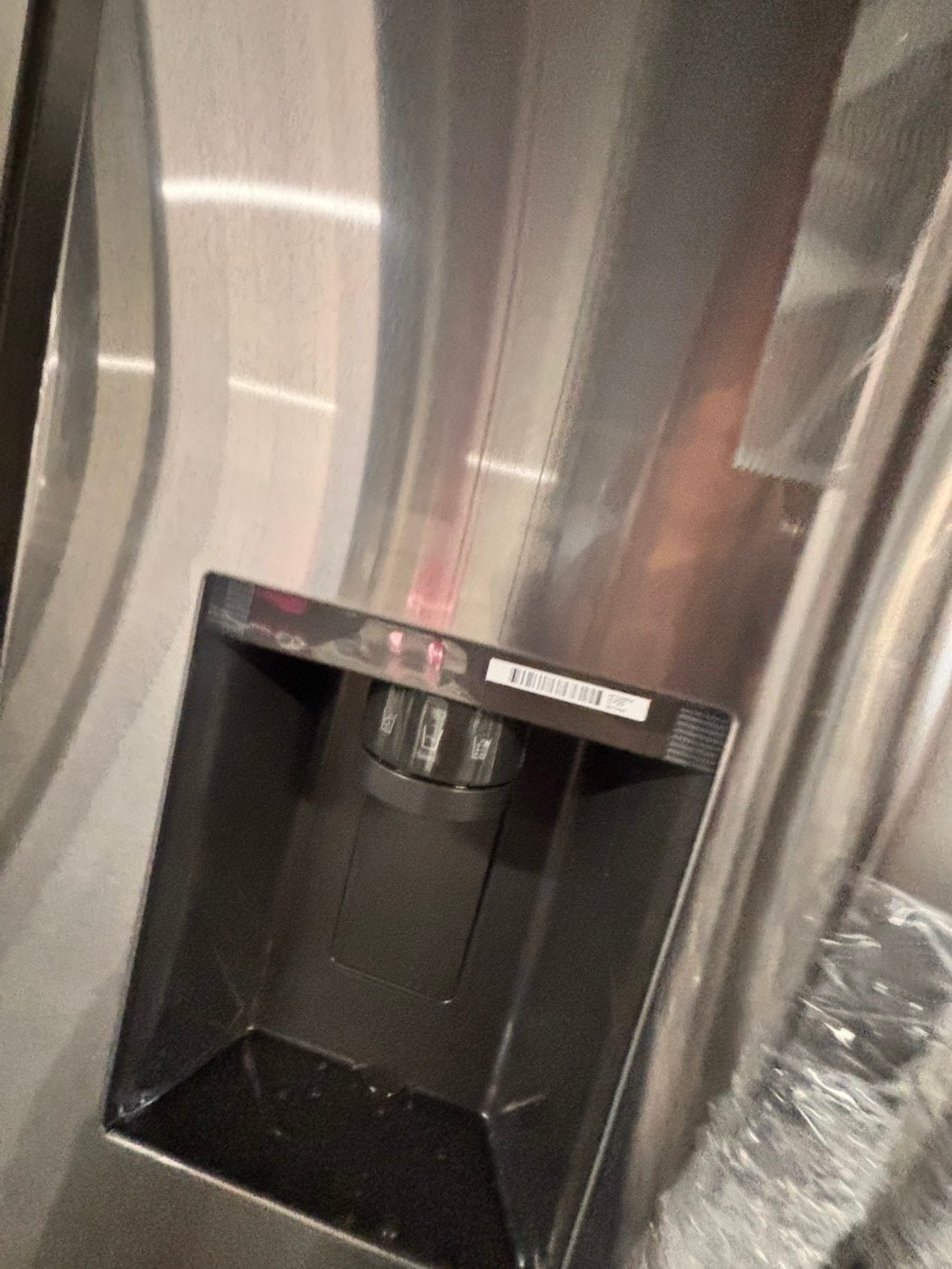>special🎈LG New open box 📦 Refrigerator with ice maker & water dispenser - Stainless Steel #RFLG14DB