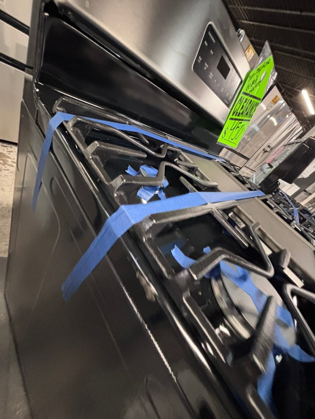 >*Sale🔥GE Gas range 5 burner convection oven bake ,broil Hi/Lo self clean in stainless steel used-Refurbished 30” #GSG786B