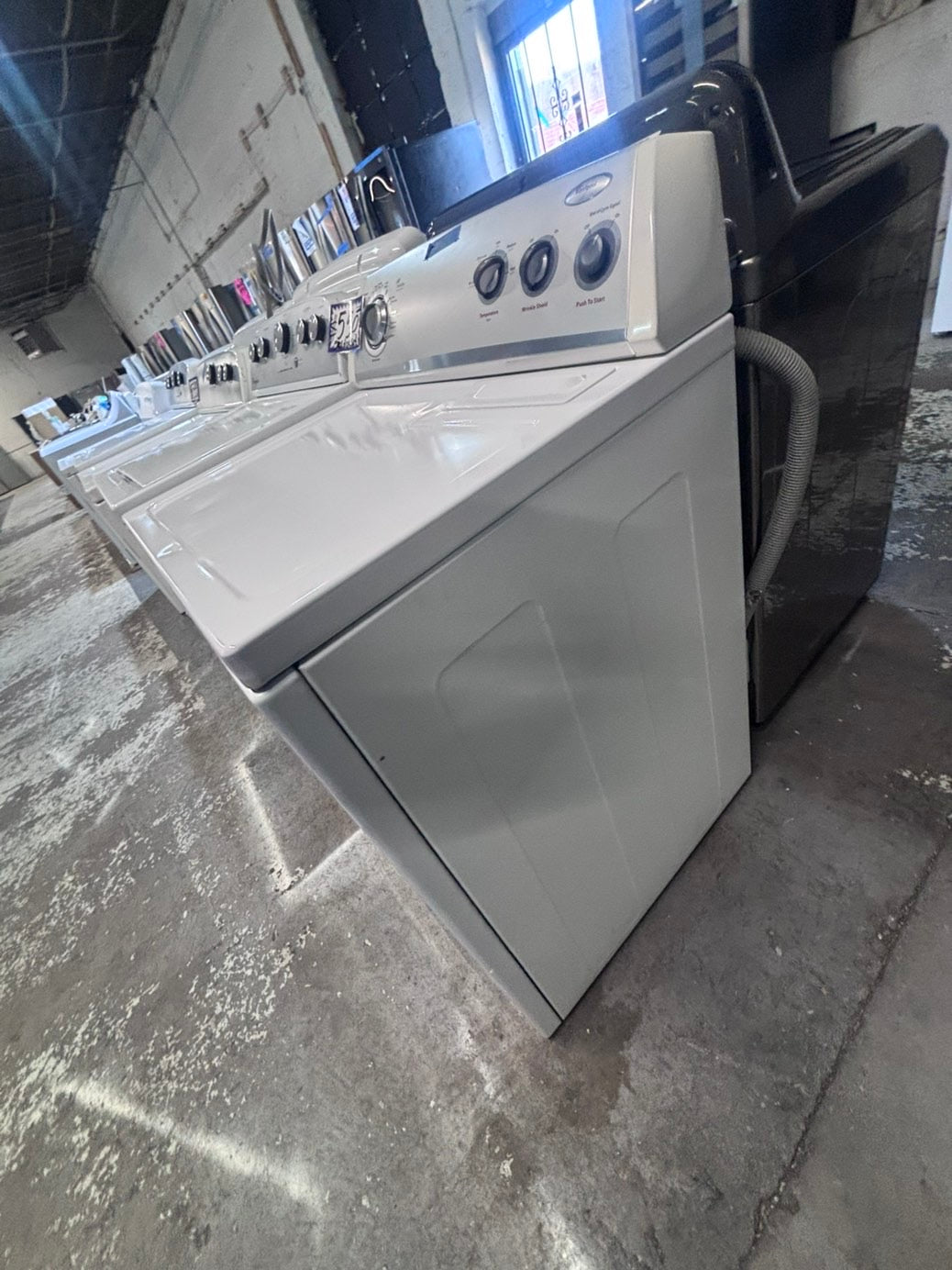 >>whirlpool top load washer large capacity with removable agitator  & electric dryer 220v mix & match set top load side by side #MTLQW5B
