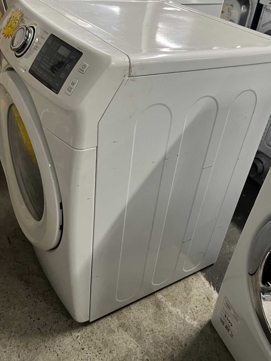 Samsung white front load electric dryer 7.8 cu. ft. Large capacity, 27” stackable or side by side  used-refurbished         #SSS11NB