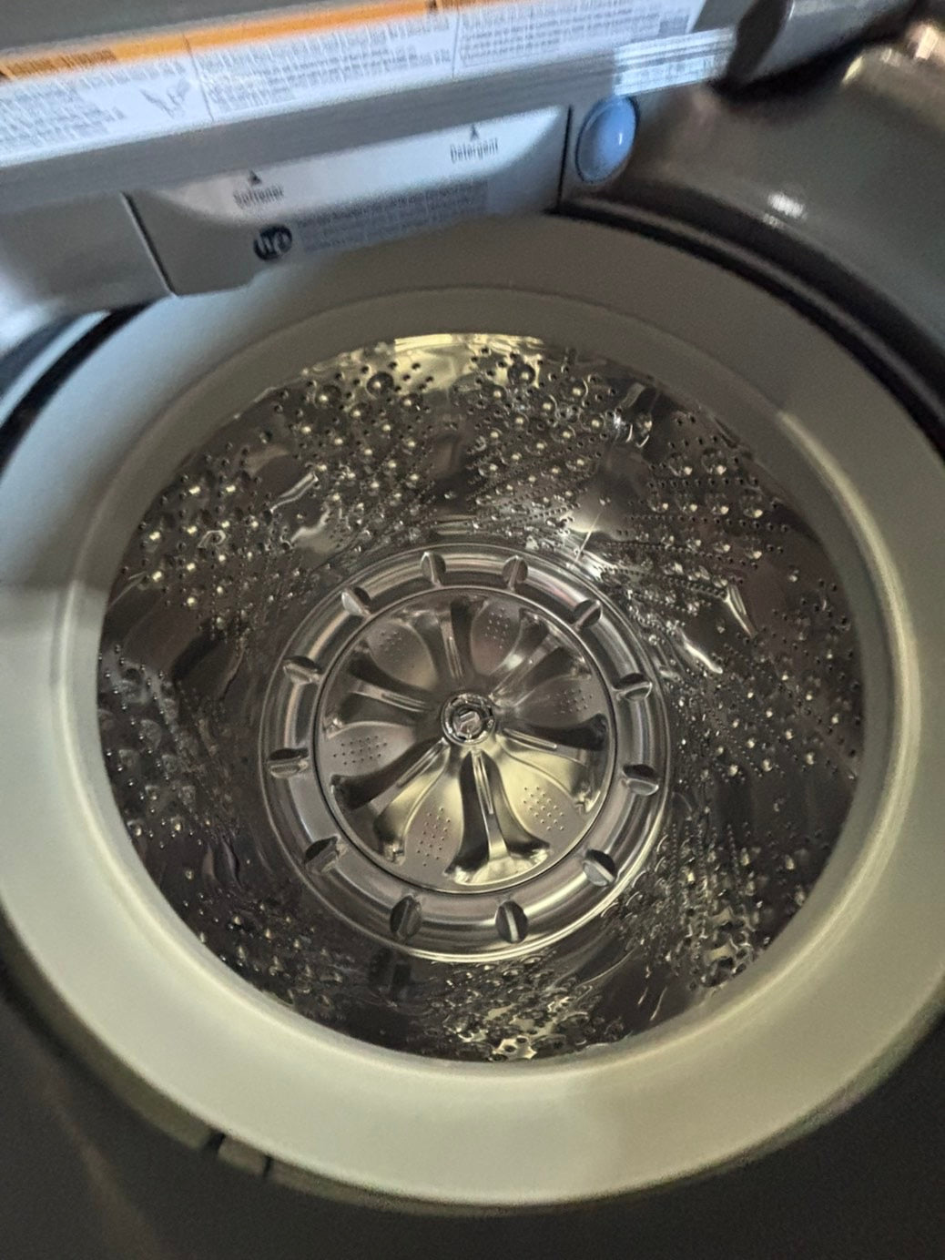 >>LG gray Large capacity Black  Top load washer Drum stainless steel refurbished #SWLR59B