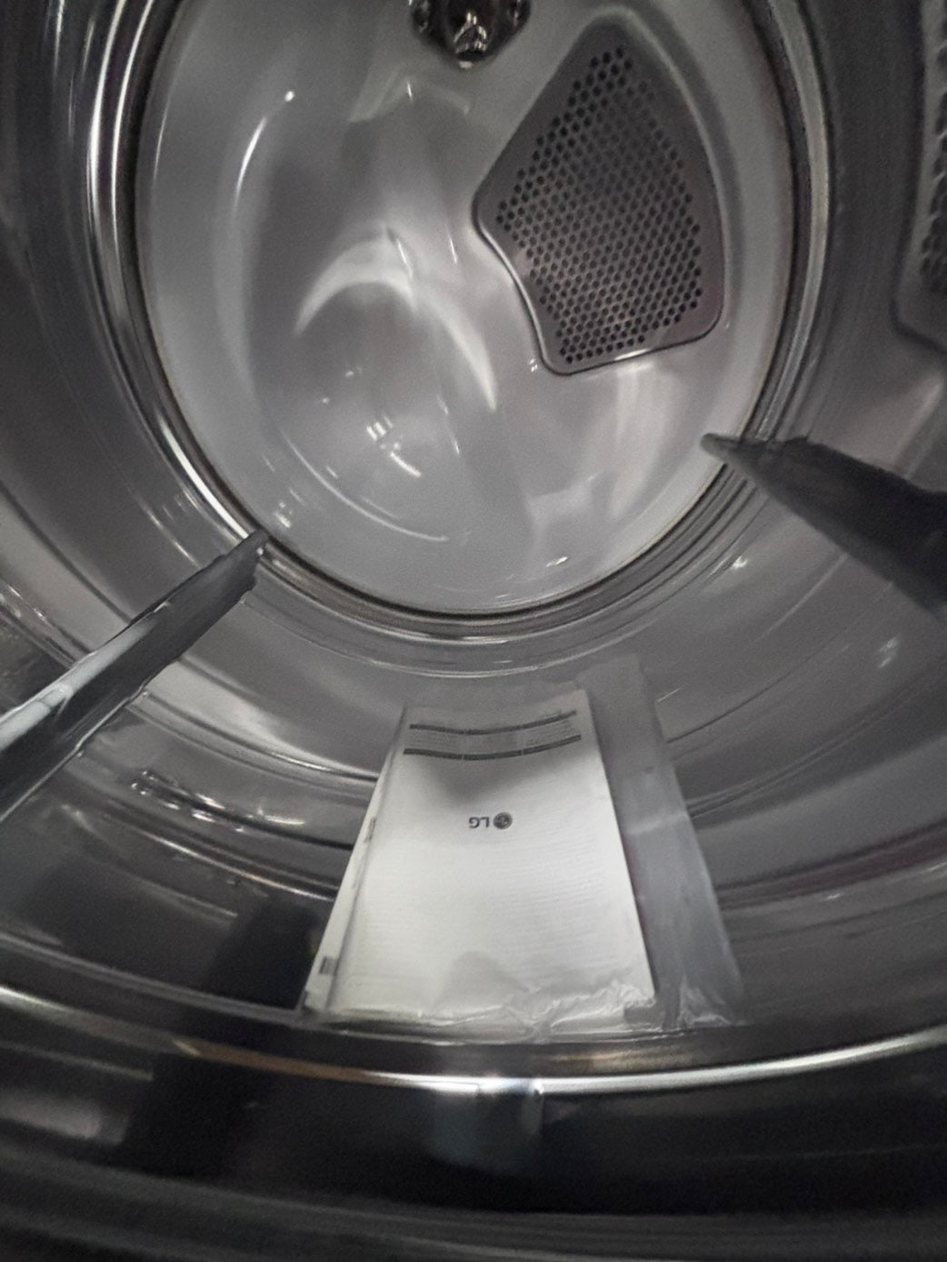 >*New Open Box 📦 LG  electric 27” wash-tower (washer & dryer) large capacity one unit staked GRAY #LGGWTWR27L