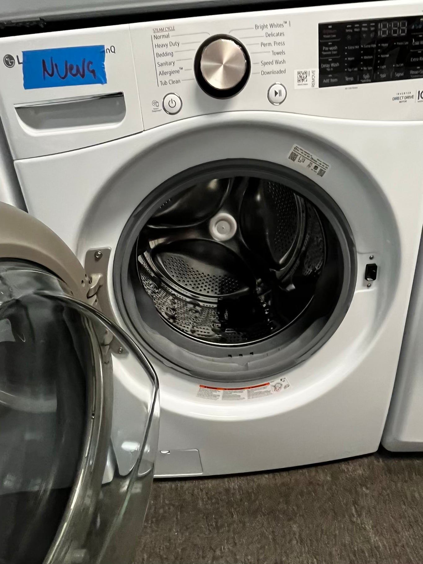 ⚡️SALE ~ New Open Box 📦 Scratch & Dent 4.5 cu. ft. Ultra Large Capacity Front Load Washer & 7.4 cu. ft. Ultra Large Capacity Smart Wi-Fi Enabled Front Load Electric Dryer with TurboSteam™ and Built-In Intelligence - in white | stock number #WD7491YL