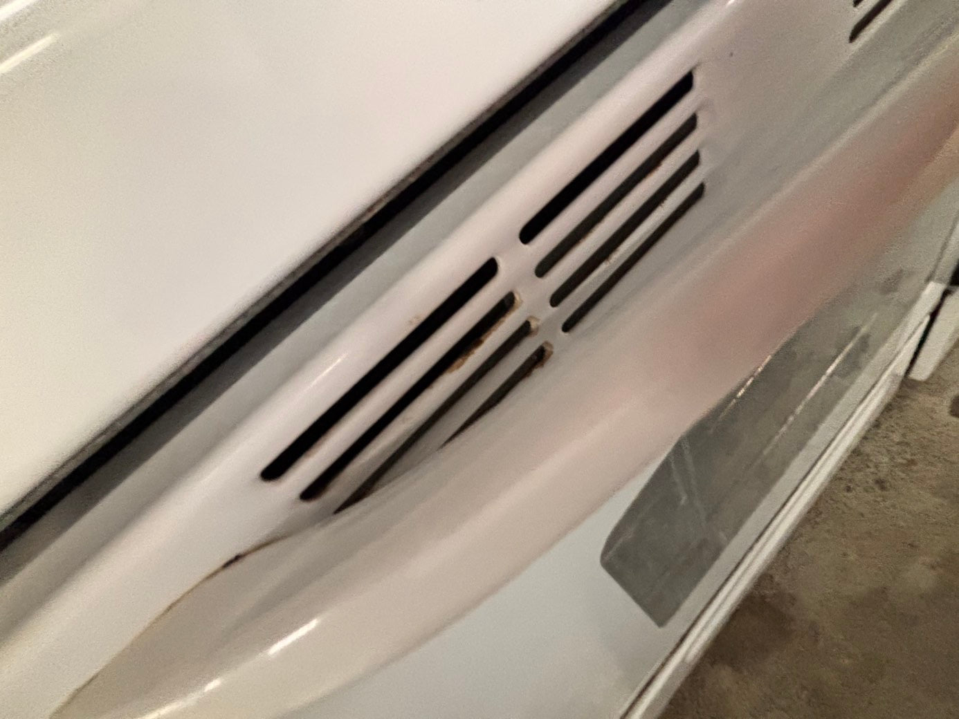 >on sale🔥GE Glass Top electric stove white bake broil 4 burner Self clean 30” off white Refurbished #WGW96B