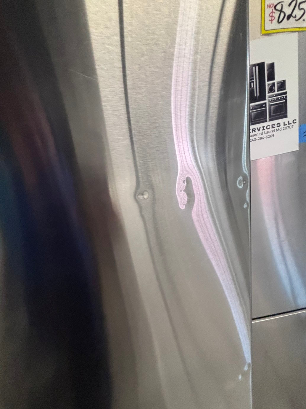 >* special🔥used-Refurbished kenmore 36”w x69h x 29.1/5 depth refrigerator stainless steel w/ice & water dispenser 36 “ #FDKQ4U3B