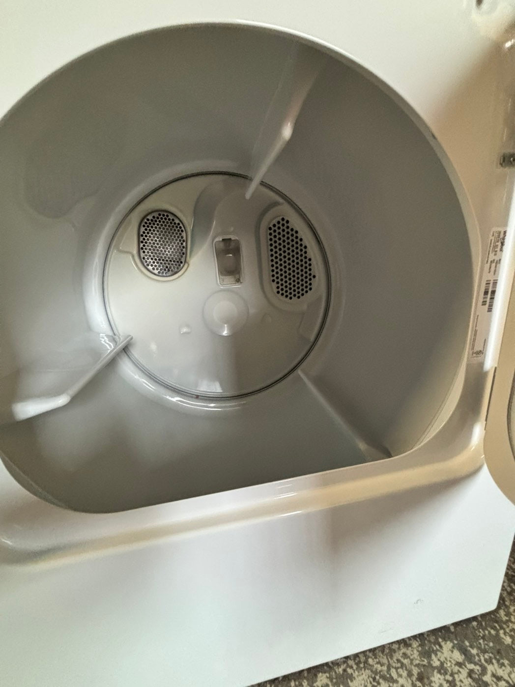 *Whirlpool gas top load regular dryer side x side large capacity #GW65JB