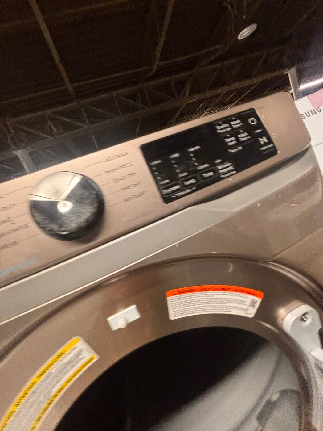 } samsung washer & dryer set electric 220v front load stackable or side by side working 💯  with warranty - sensor dry in Tuscan (champagne color )   #ALSK1ZET