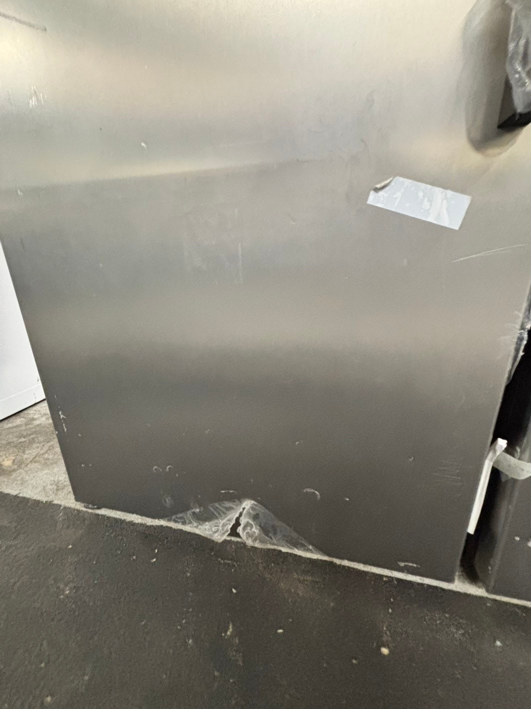 *Combo 2pc. Frigidaire /Fridge with water dispenser & freezer with ice maker inside , 20cu.ft up-right 32 1/5 wide stainless steel counter depth new scratch and dent  /item number #RFF909B