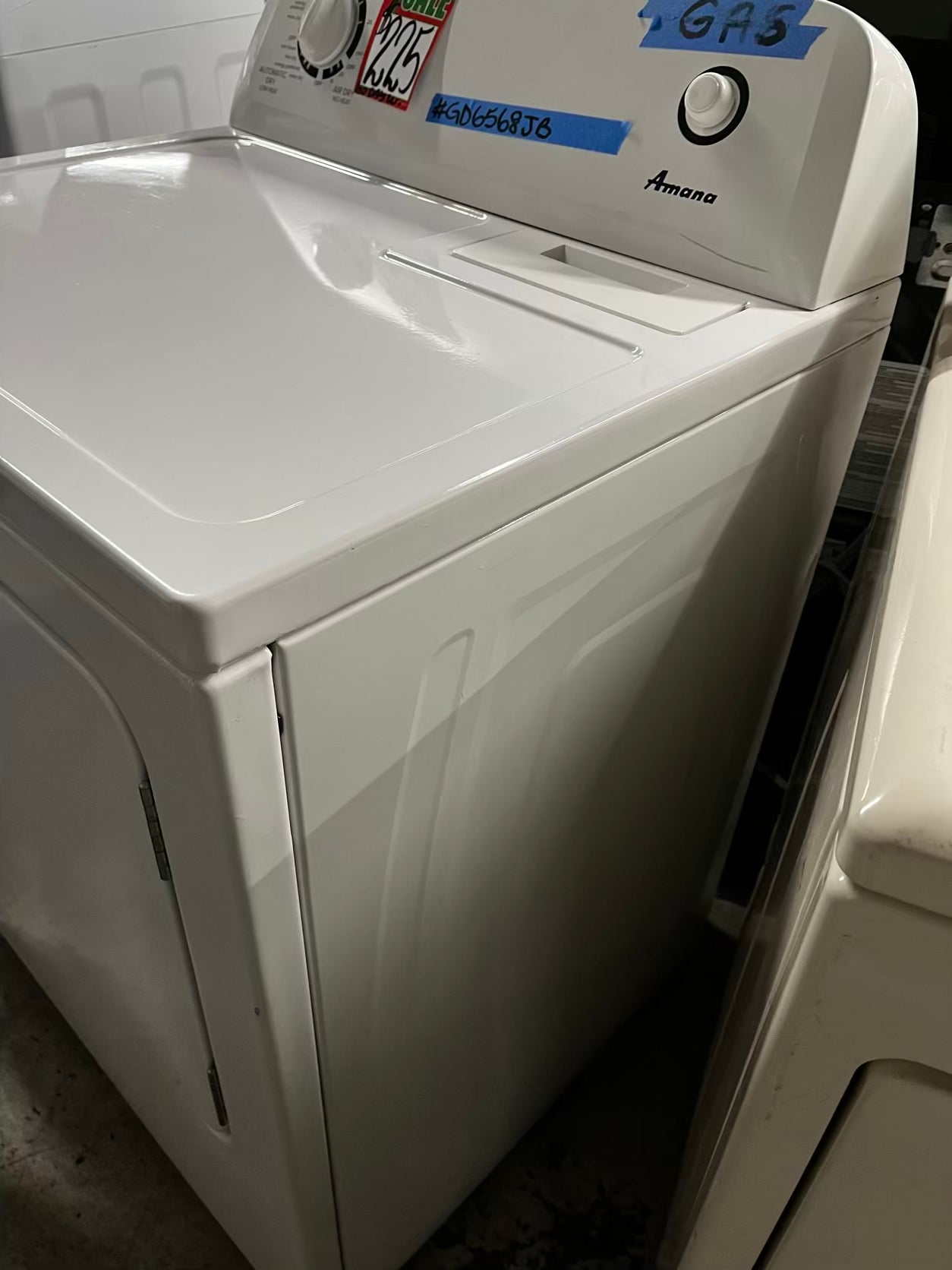 🎄Holiday Sale 🎁 Amana side x side GAS dryer large capacity 29" Refurbished #GD6568JB