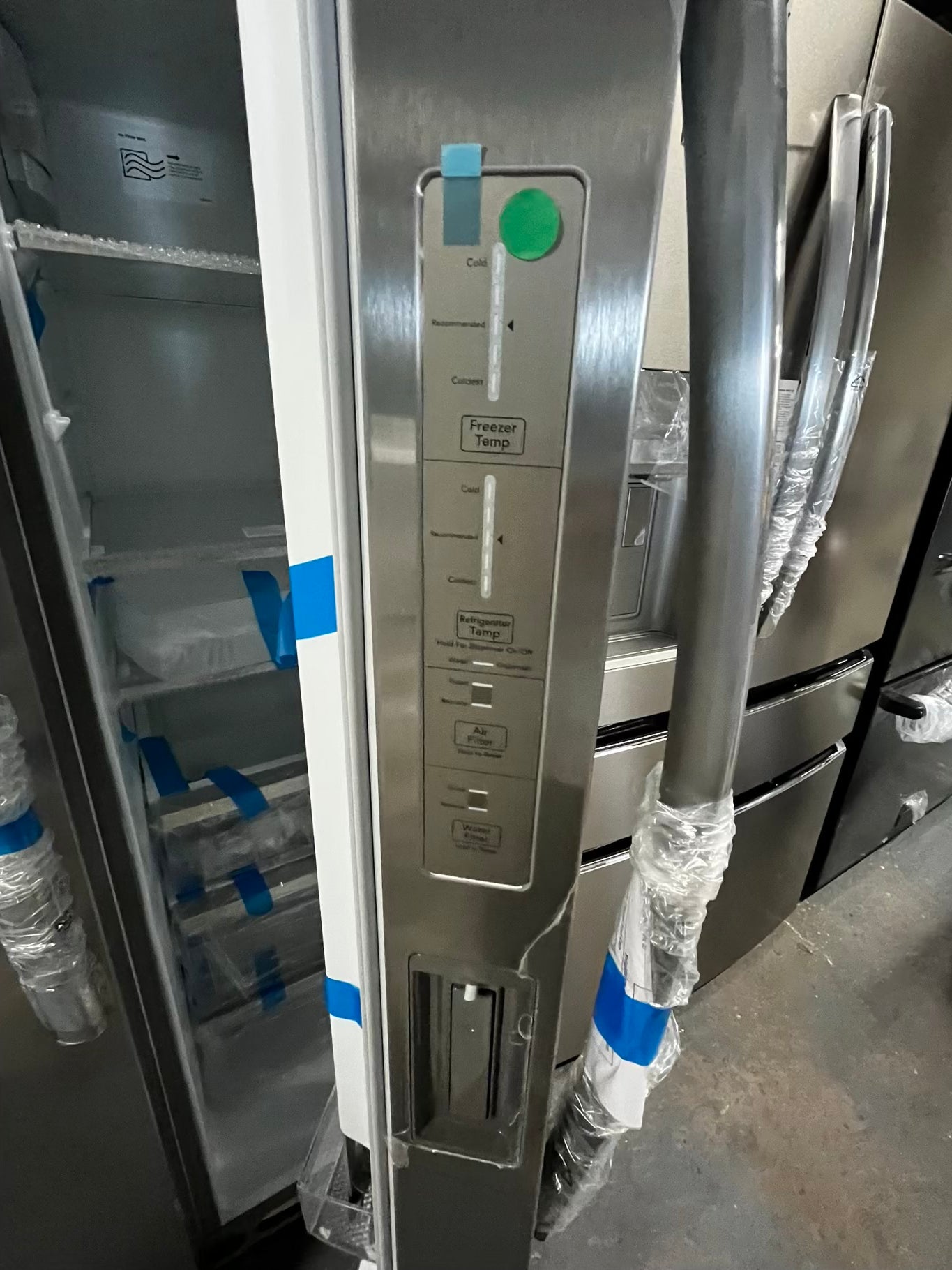 • Open Box 📦 | scratch & dent Frigidaire side x side  refrigerator w/ice water dispenser inside stainless steel 36" #RF3962kB