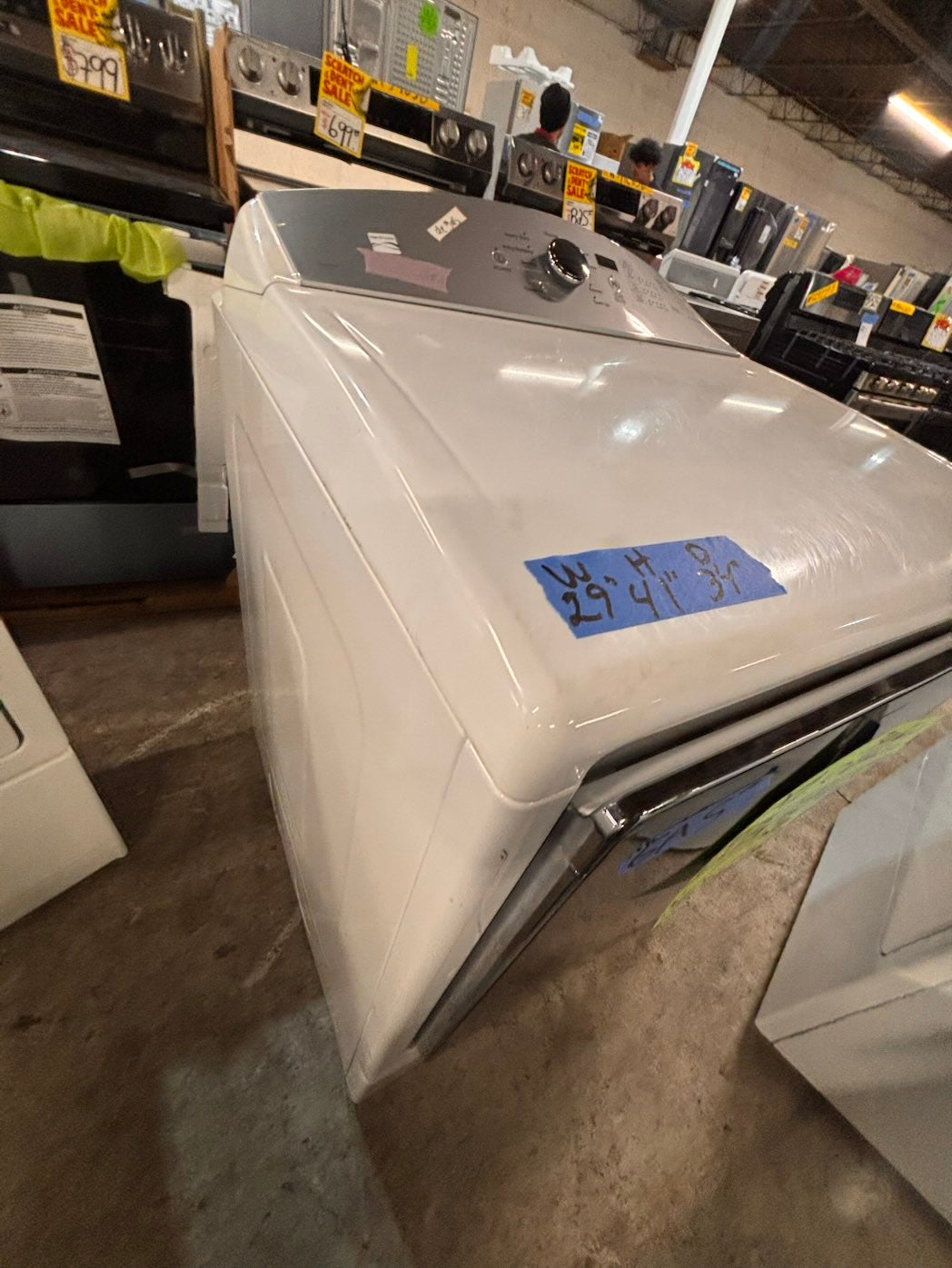 }}Kenmore 29” x 41” x 34”depth large capacity gas  dryer 110v side by side used-refurbished #GDDY1AB