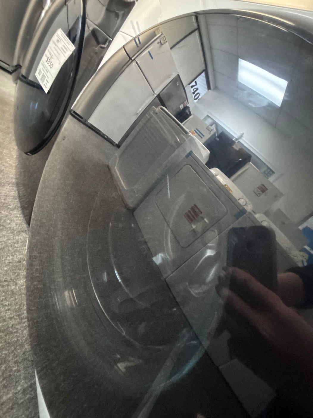 >special price 🔥Samsung washer 4.5 cu ft & dryer 7.5 cu ft set electric 220v front load stackable or side by side - sensor dry He in sky blue color  #WDS411L