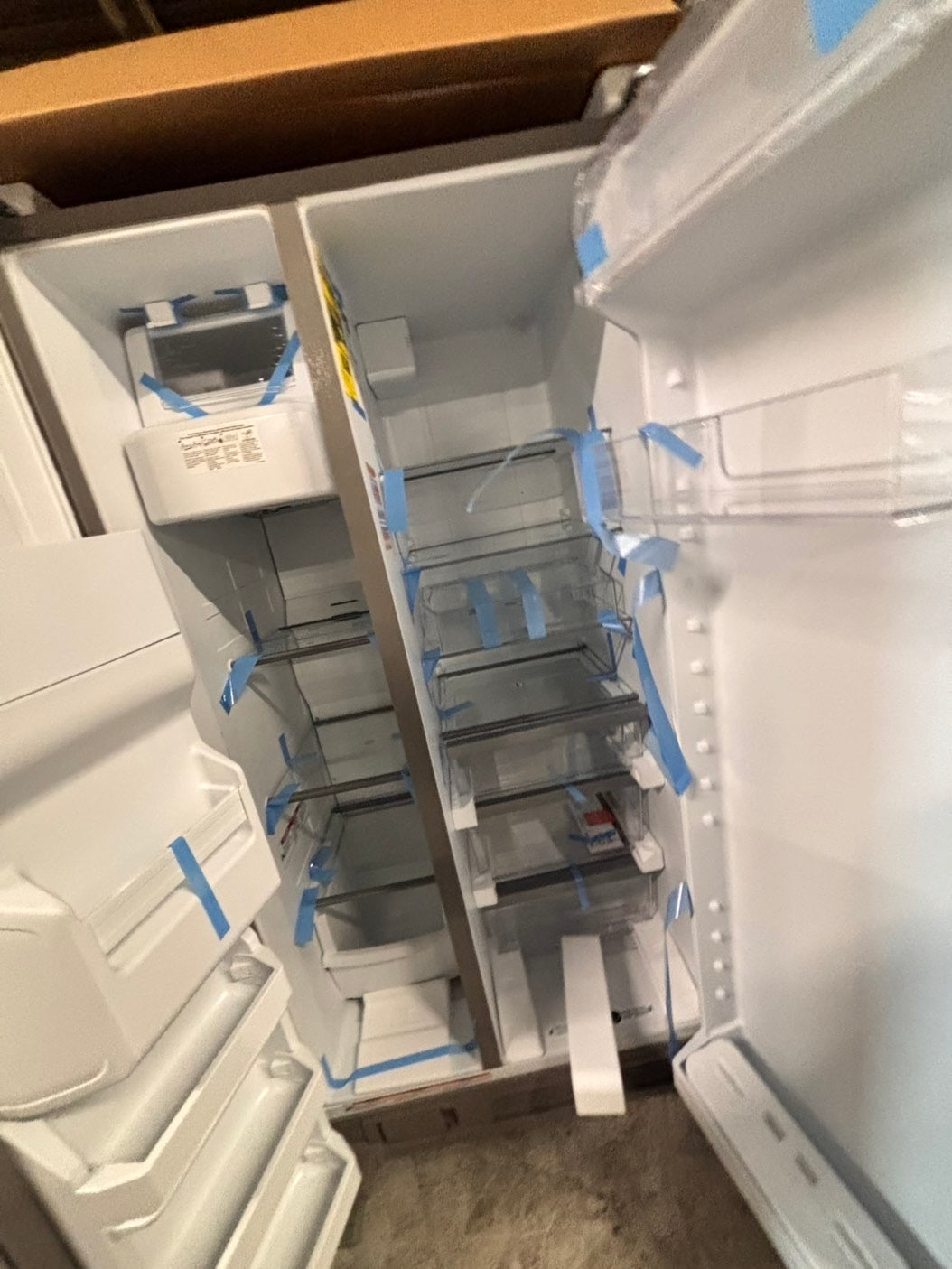 >newOpen Box 📦 | scratch & dent Whirlpool full size  36”in. Side-by-Side Refrigerator in Stainless Steel with iced maker & water dispenser #FWTT6B