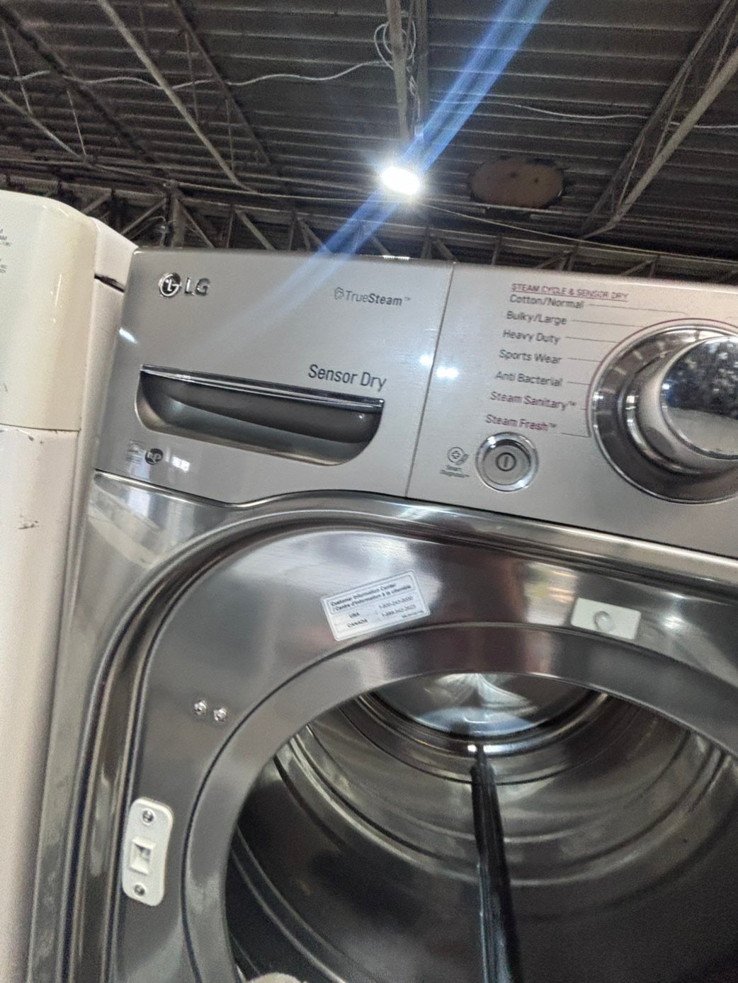 >* July 4th special 🇺🇸LG washer & dryer mix & match steam  set electric 220v front load stackable or side by side - sensor dry in gray  #WED89SET