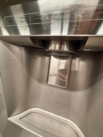 >special combo 2pc. Kenmore French door Refrigerator 36” stainless steel with water dispenser & ice maker & electric stove 5 burners & both same brand #RFXV421B