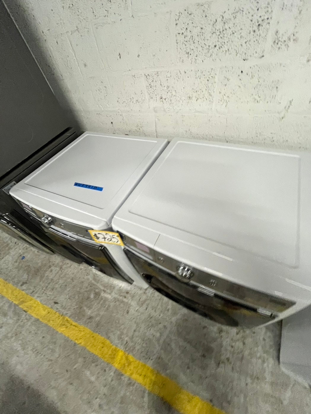 KENMORE front load washer and electric dryer set  stackable or side by side in white refurbished #KMFH23BB