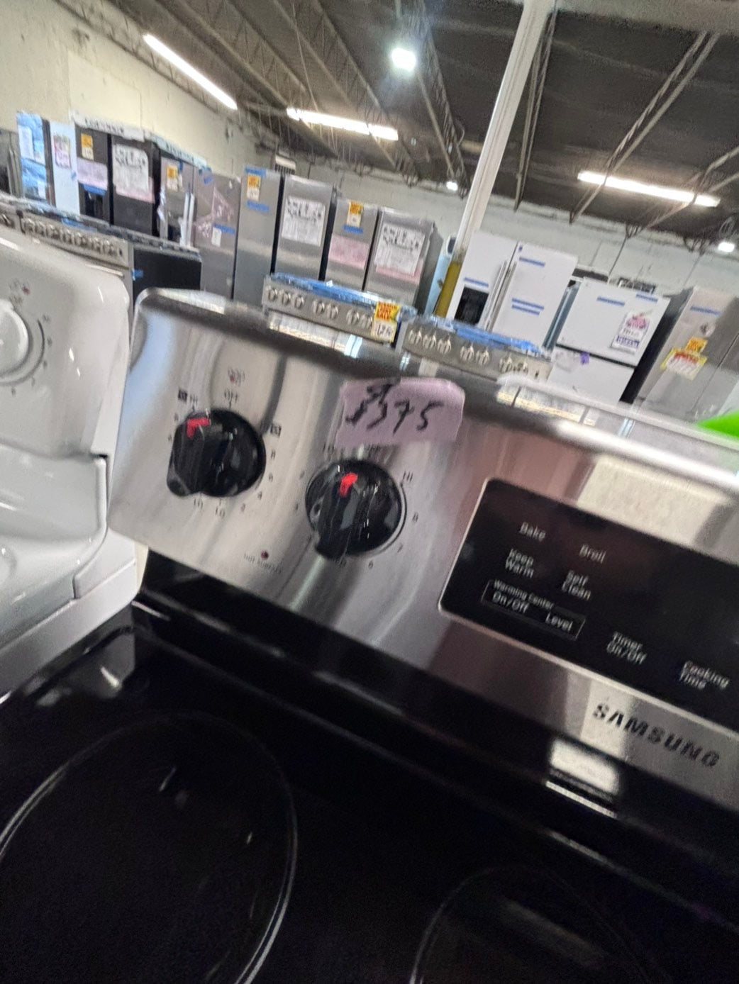 >*special🔥samsung electric 220v glass top range bake Broil roast stainless steel 30" Refurbished #SS5S42B