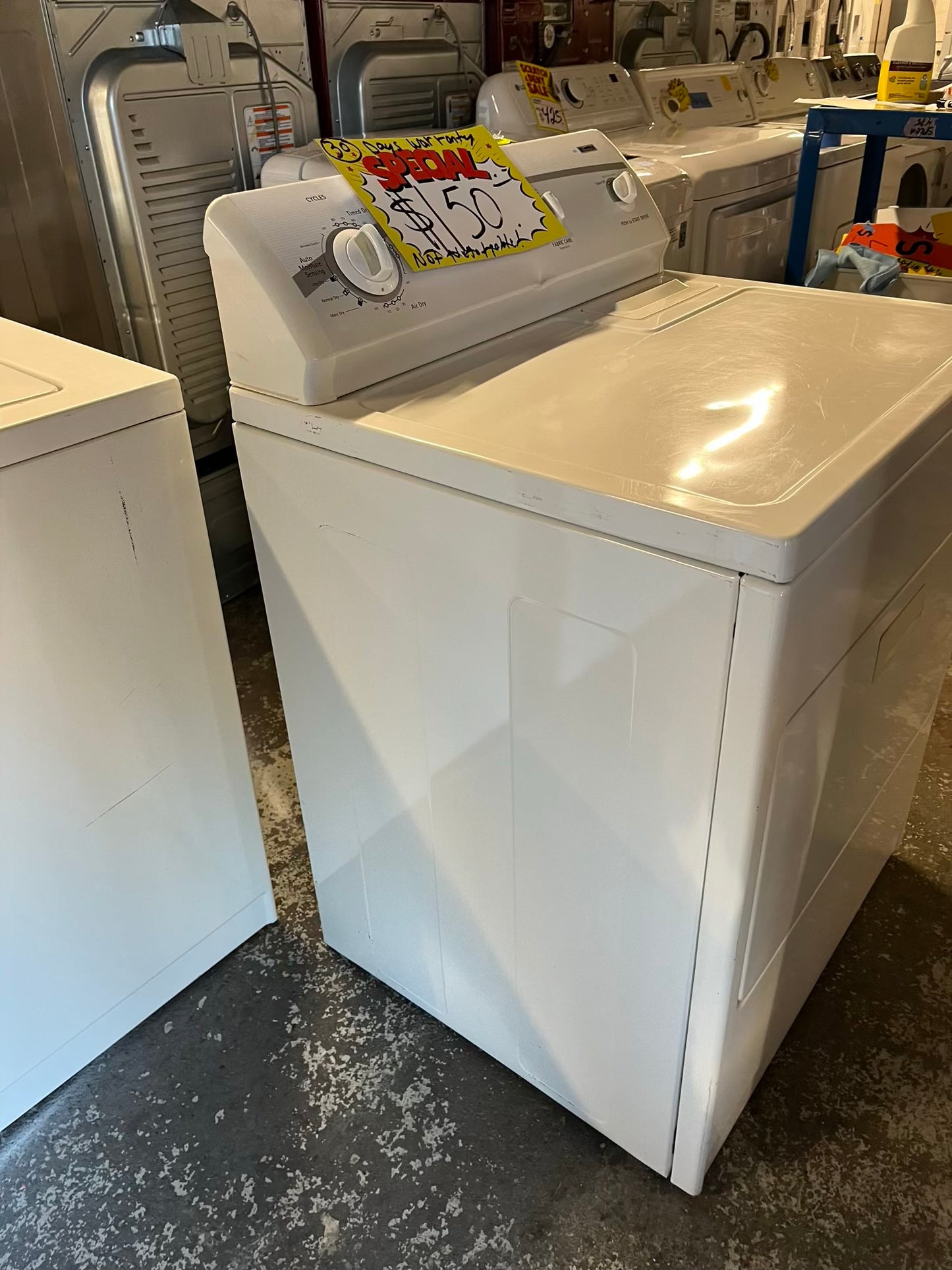 - Kenmore electric 220v dryer side x side #WD930NB