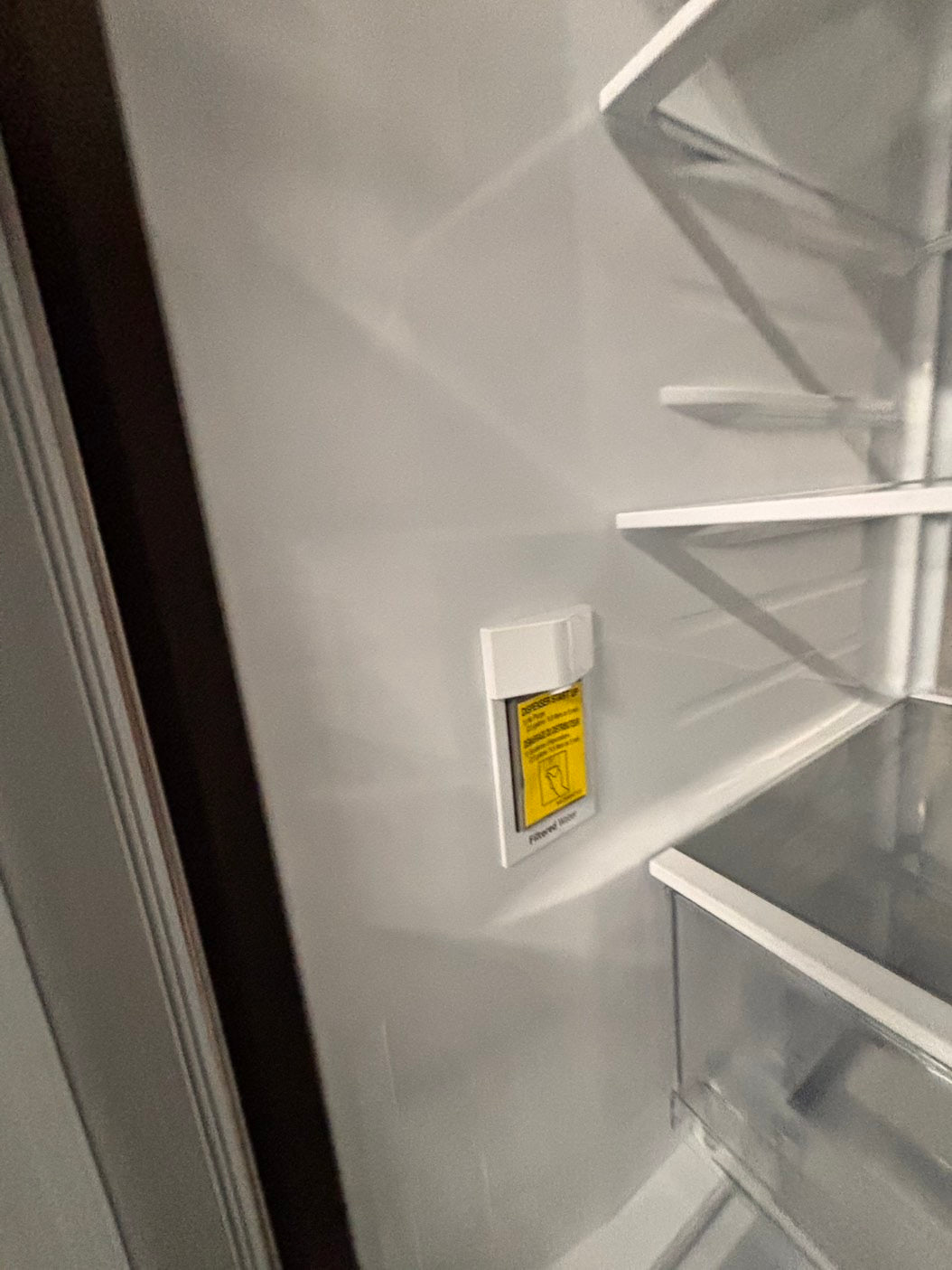 > LG new open box 📦 costumer return 27 cu. ft. SMART Counter Depth MAX French Door Refrigerator with Ice and Water inside ADA Comp in PrintProof Stainless Steel #RLIOAB