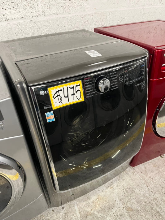 LG 4.5 cu. ft. Graphite Front Load Steam Washer 27-inch front load washer with 14 different programs and a 1,300 RPM operation #LFW45CBB