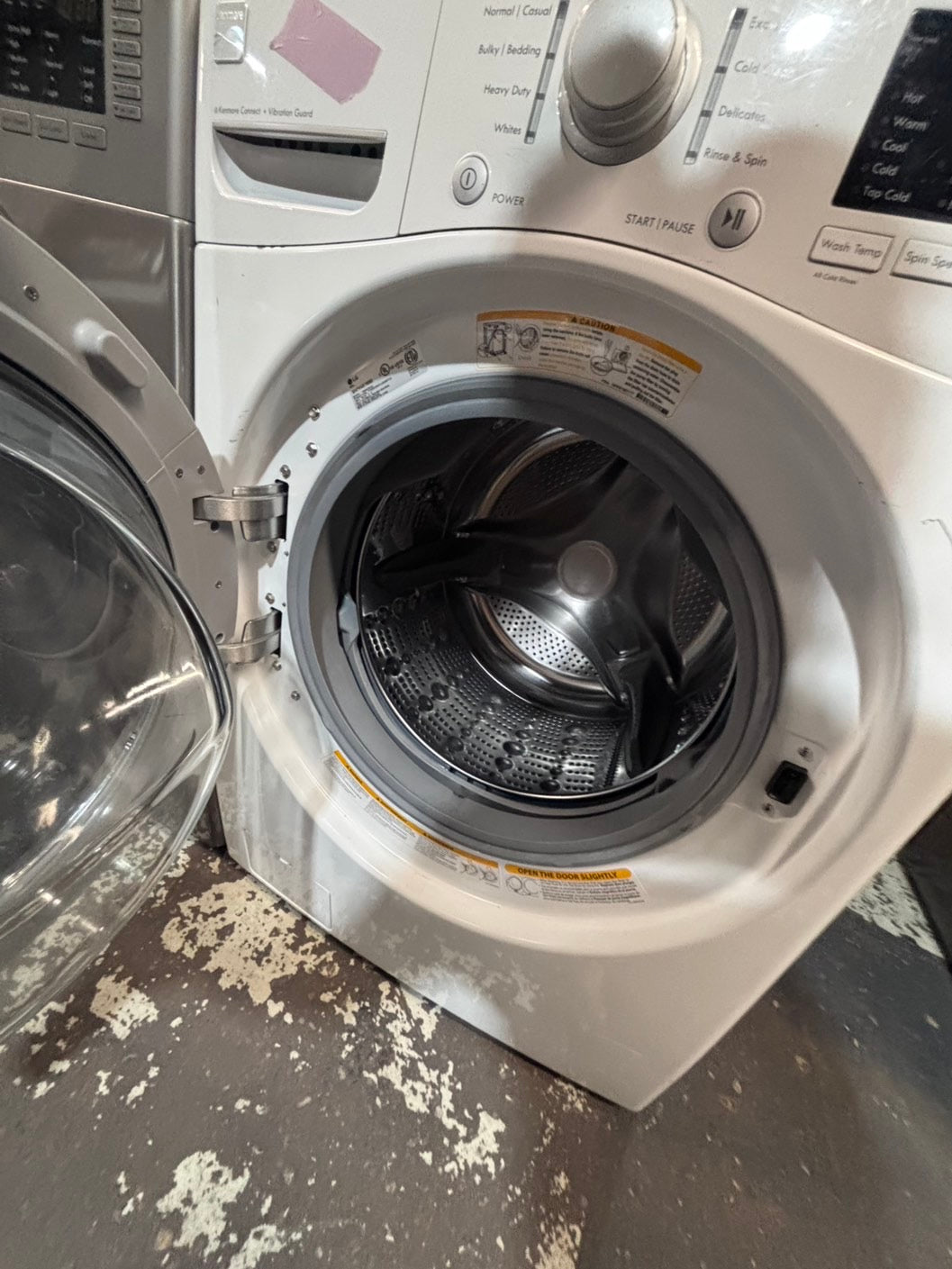 >*early July 4th special 🇺🇸kenmore washer & LG dryer mix & match set electric 220v front load stackable or side by side - sensor dry in white color #WH4YSET